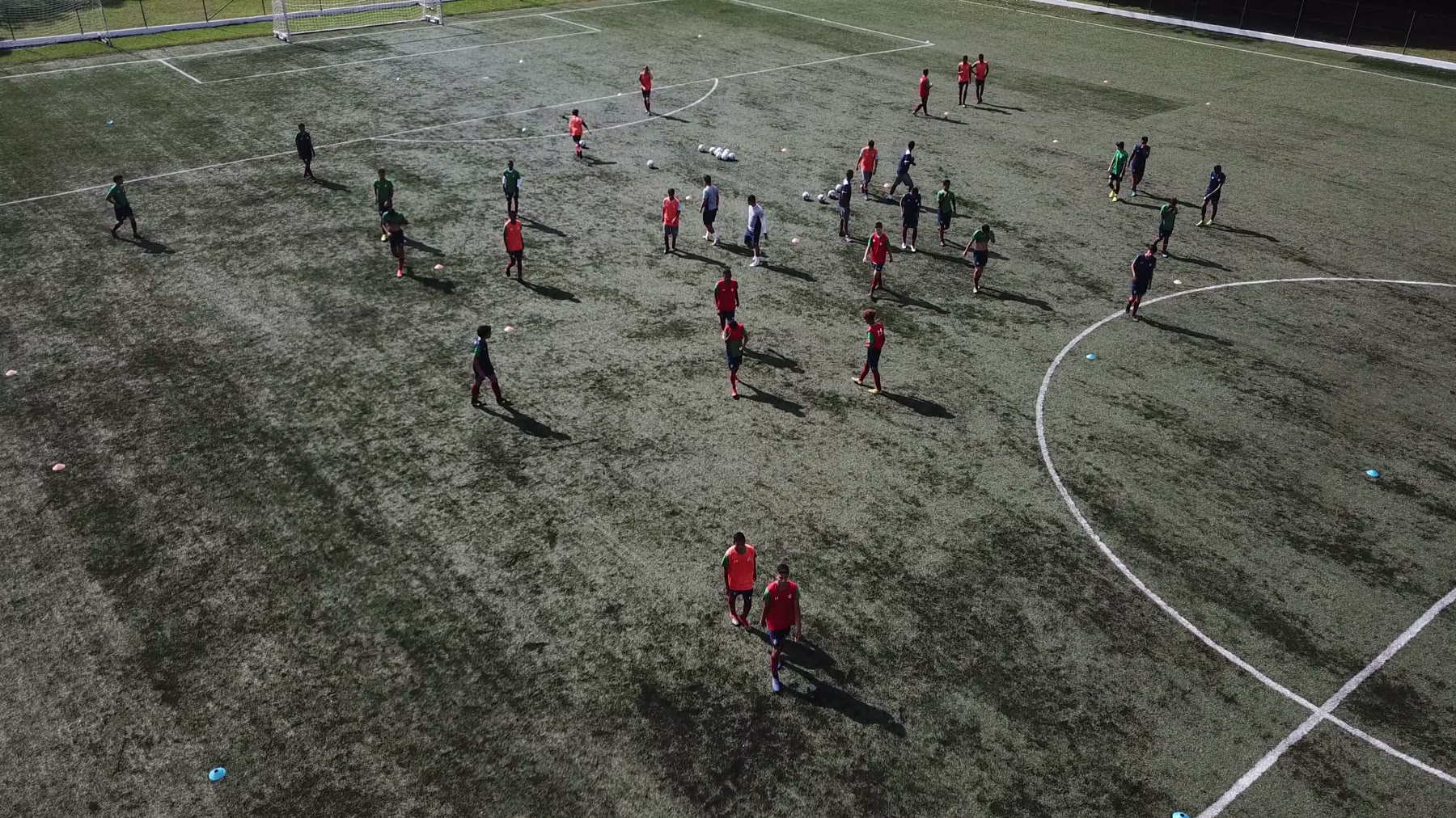 Aerial view of a match during a past JC Brasil Tour
